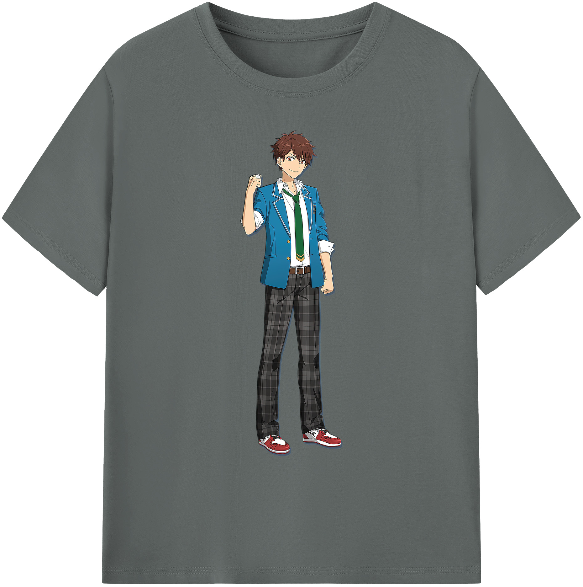 （画像用） あんさんぶるスターズ! Ensemble Stars 綿100％ メンズ半袖Tシャツ｜肌触りやわらか＆通気性